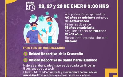 PROGRAMA DE VACUNACIÓN DE REFUERZO CONTRA COVID-19.