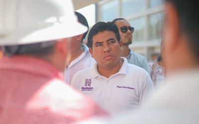 Autoridades Municipales y próximas autoridades estatales supervisan obra de Alejandro Murat en Huatulco, inconclusa a pocos días de terminar su administración