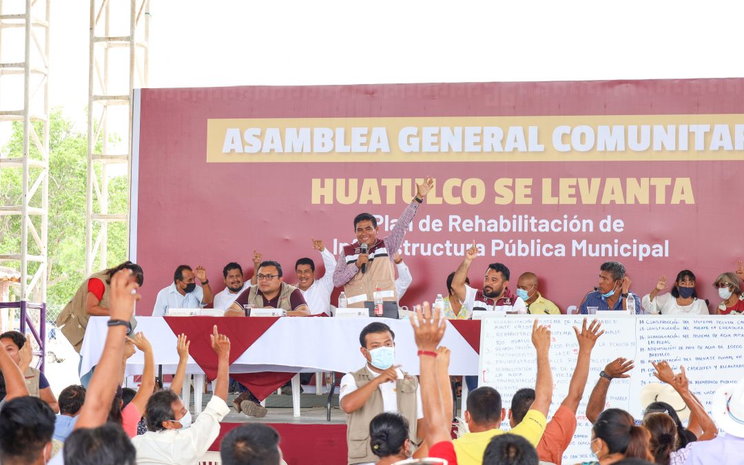 Se realiza Asamblea General Comunitaria en Huatulco