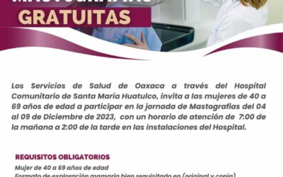 Jornada de Mastografías GRATUITAS