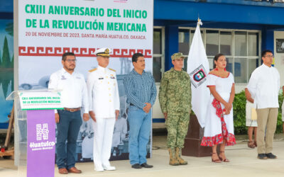 Acto cívico para conmemorar el 113 Aniversario del Inicio de la Revolución Mexicana