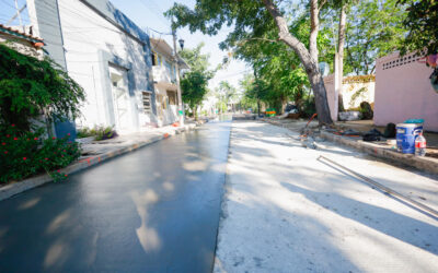 Pavimentación de calles en el Sector I