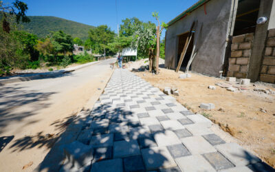 Trabajos de rehabilitación del puente de Paso Ancho