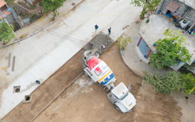 Continuamos pavimentando más calles en Huatulco